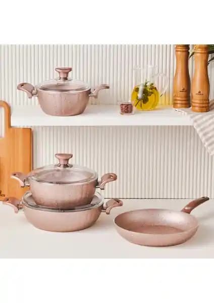 Cookplus Biogranit Dream Rose ve OMS Quartz Prime Granit Tencere Setleri Karşılaştırması