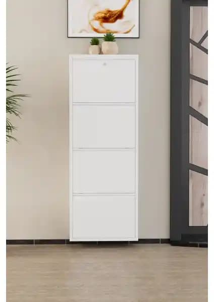 EVDEMO Metal Ayakkabılık Modelleri Karşılaştırması Beyaz ve Antrasit Seçenekleri