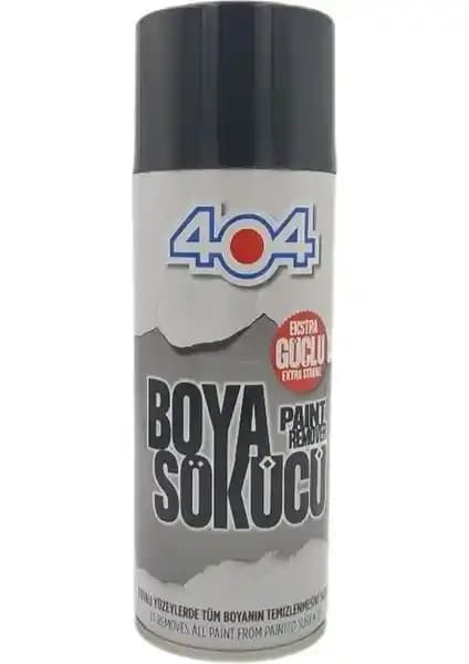 404 Boya Sökücü 400 ml: Güçlü ve Hızlı Boya ve Kaplama Temizleme Spreyi