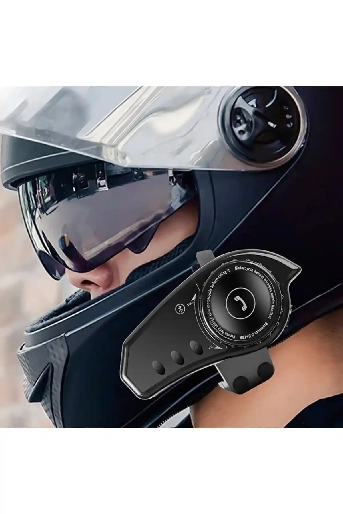 Aırstorr Işikli BT35 Interkom Kask Kulaklık: Yüksek Performanslı ve Dayanıklı Motosiklet İletişim Cihazı