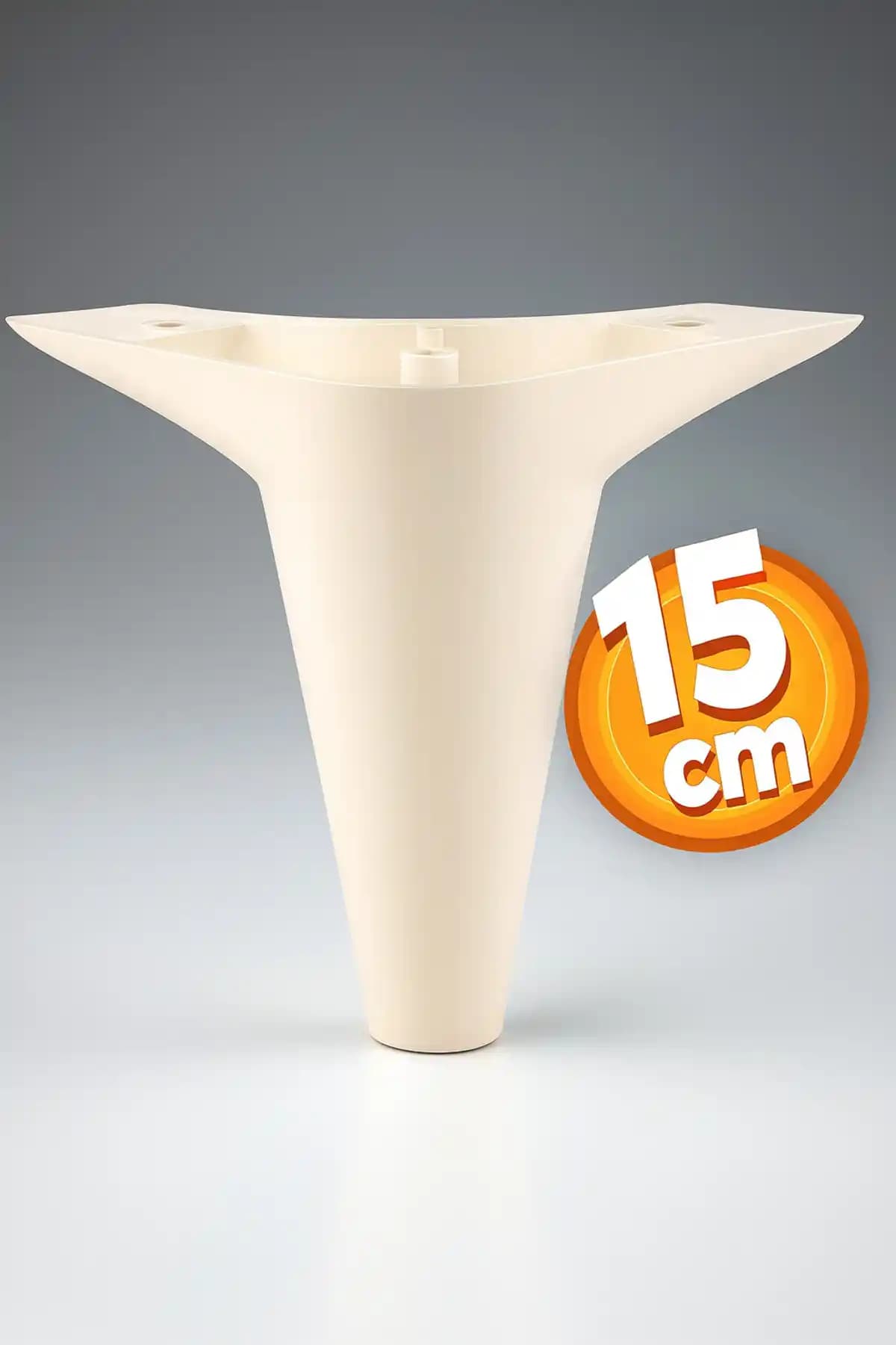 Aspen Krem Renkli Baza Yükseltici Ayağı Mobilyalarınıza Estetik ve Fonksiyonellik Katar