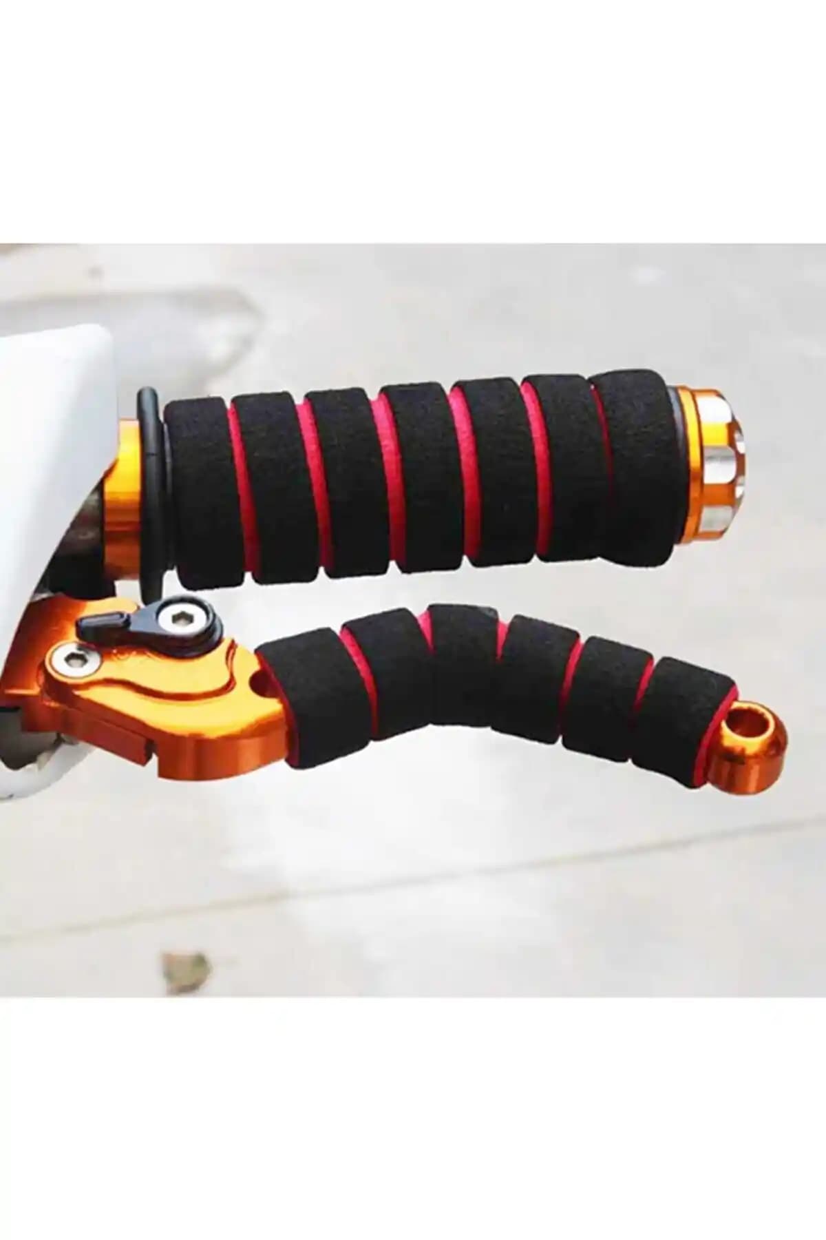 ASSGARDI COLLECTION Kırmızı Oto Motor Elcik ve Manet Süngeri Takım Dörtlü Set