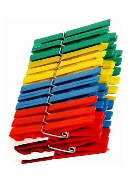 Atadan 24 Lü Klasik Mandal-Snn1: Dayanıklı ve Estetik Çamaşır Askısı Çözümü