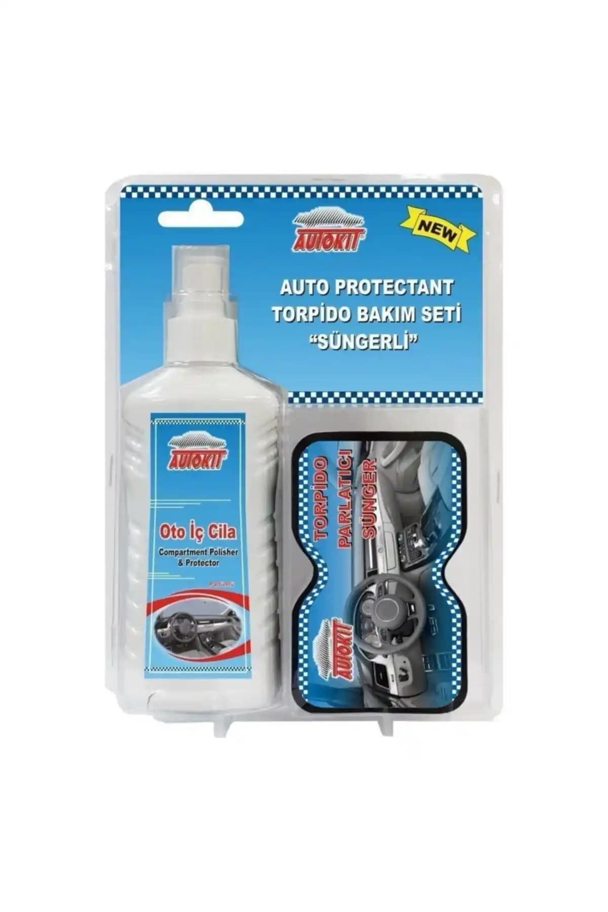 Autokit Torpido Araç Bakım Seti ile İç ve Dış Yüzeylerde Parlaklık ve Koruma Sağlayın
