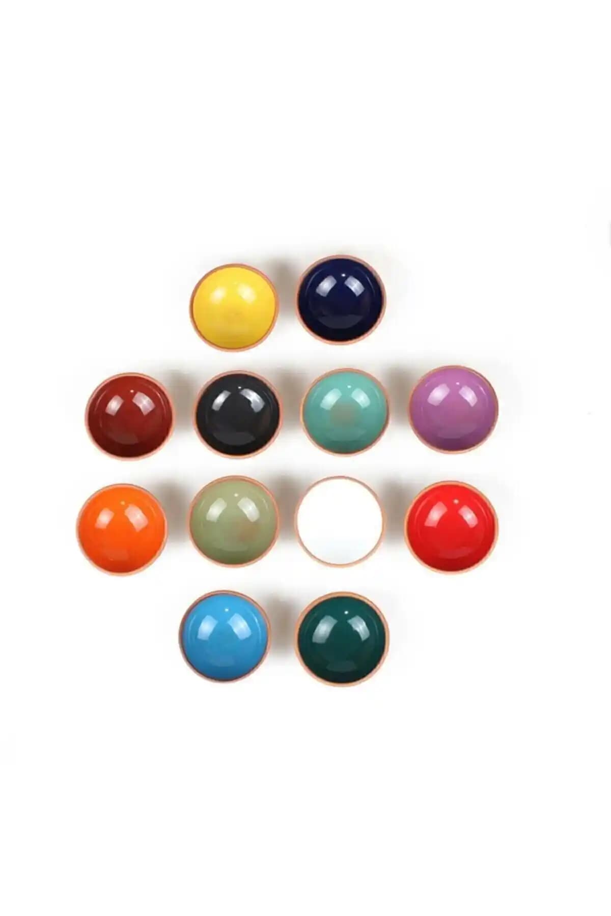 Avanos Toprak Kase Seti 12'li Seramik Servis Kaseleri Estetik ve Dayanıklı Tasarım