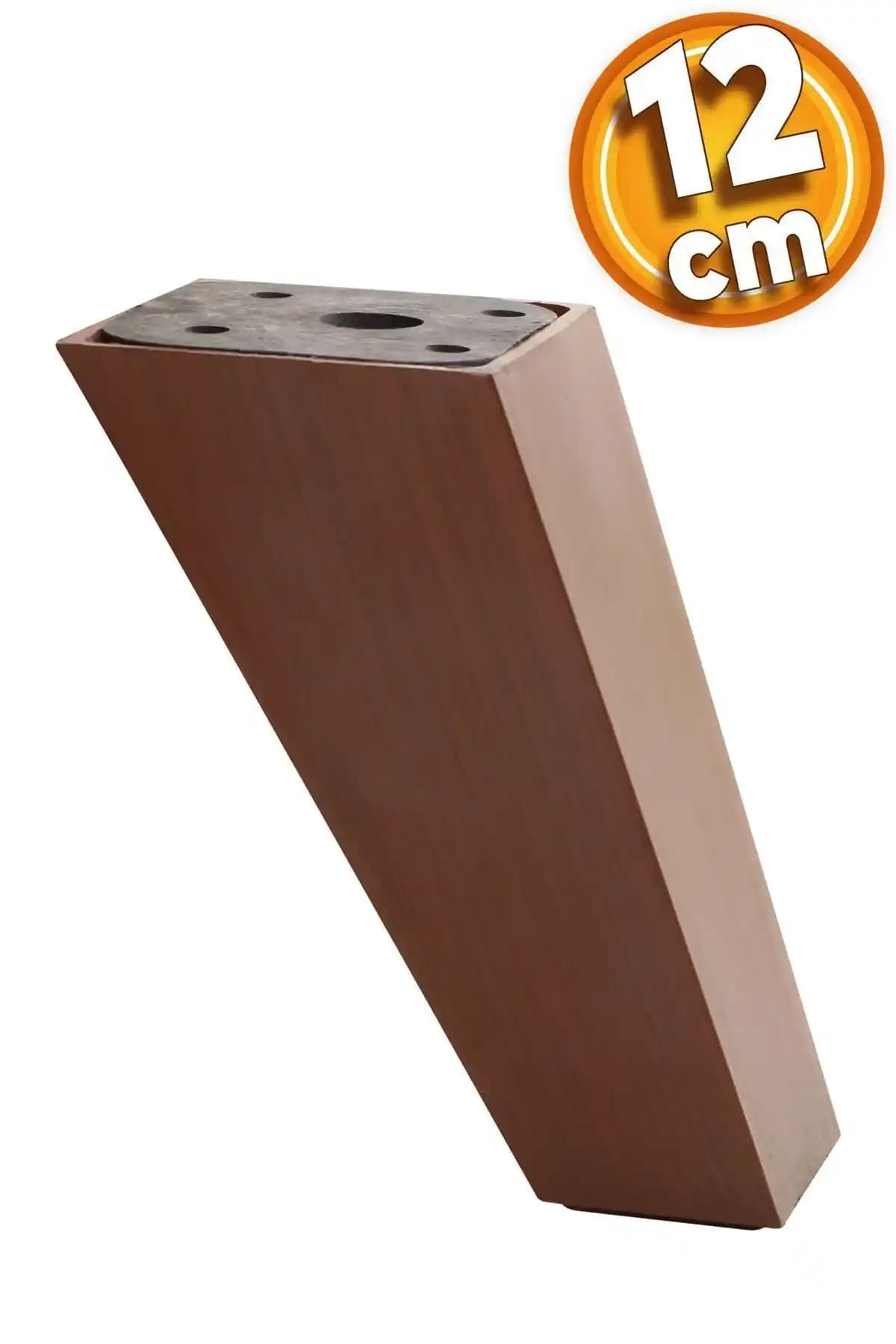 Badem10 Linden Lüks Mobilya Kanepe ve TV Ünitesi Ayakları 12 cm Kahverengi dayanıklı tasarım