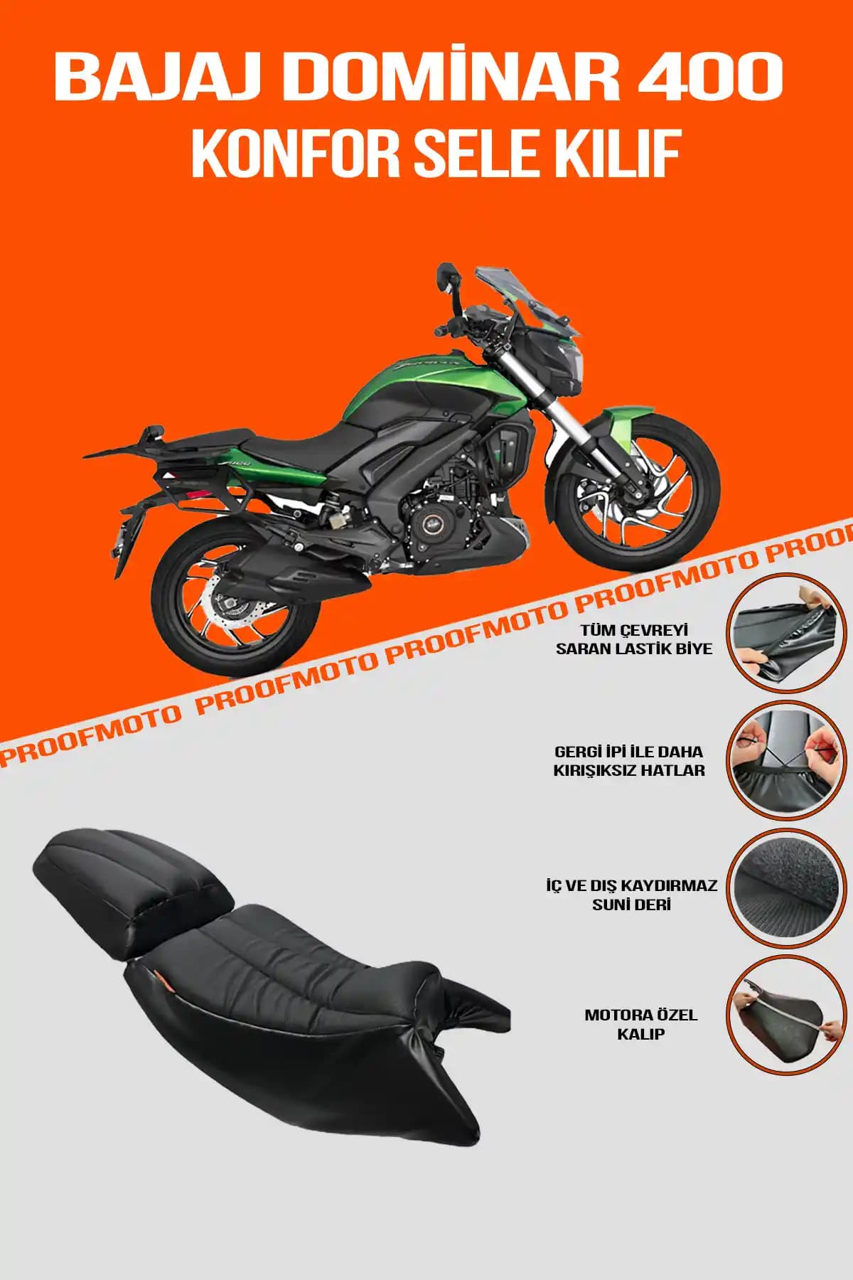 Bajaj Dominar 400 Konfor Sele Kılıfı Detaylı İnceleme ve Özellikleri