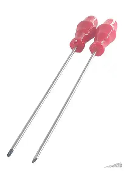 Bay-Tec Düz Yılz Uzun Şiş Tornavida Profesyonel ve Hobi Kullanımı İçin Uygun