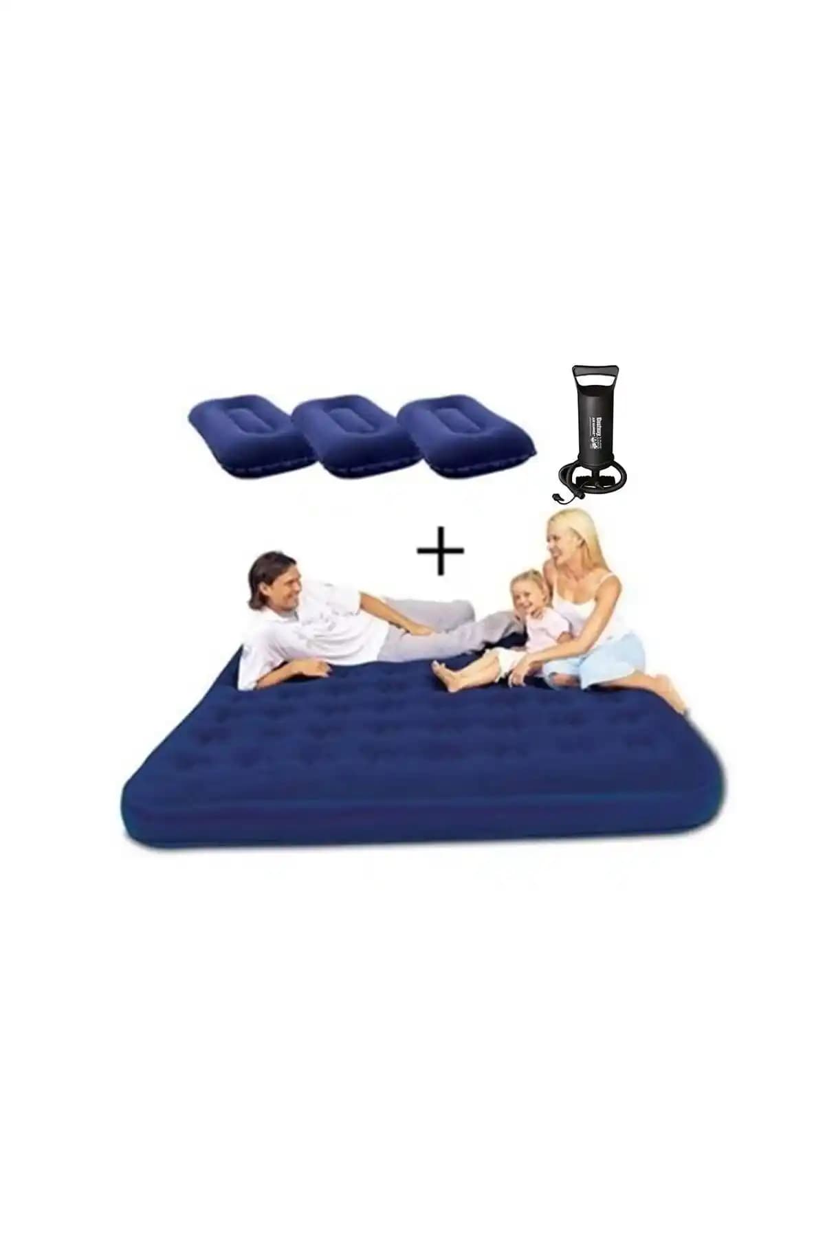 Bestway 3 Kişilik Şişme Yatak ve Yastık Seti ile Konfor ve Pratiklik Bir Arada