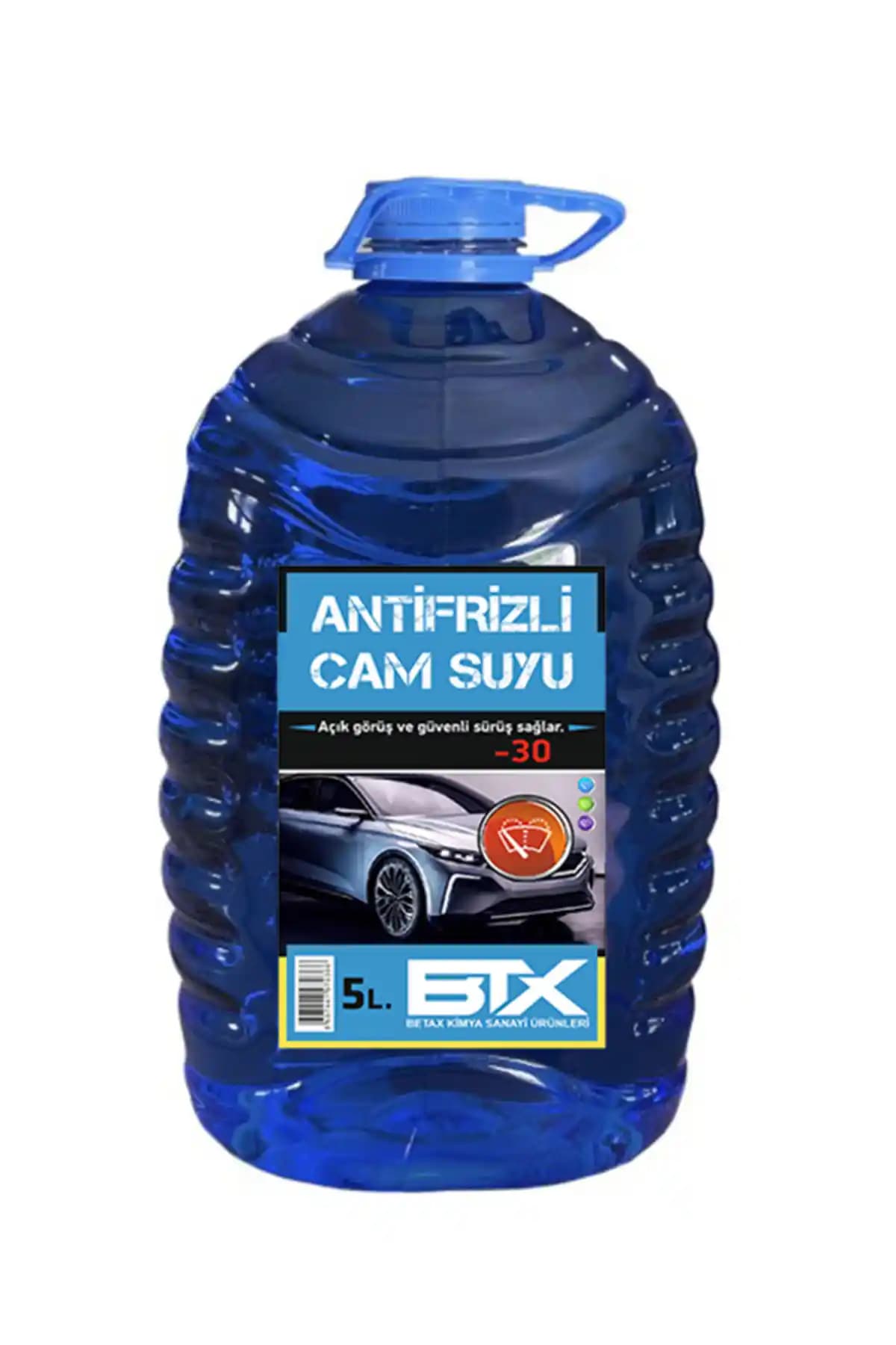 Betax Antifrizli Oto Cam Suyu 5 Lt -30°C'ye Kadar Güvenle Kullanılabilen Çok Yönlü Temizlik Çözümü