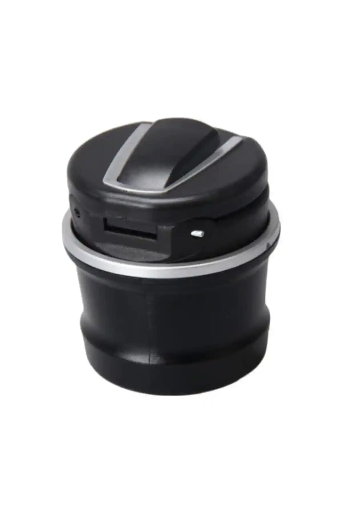 BMW Uyumlu LED Işıklı ve Kapaklı Araç İçi Küllük Tasarımı ve Özellikleri