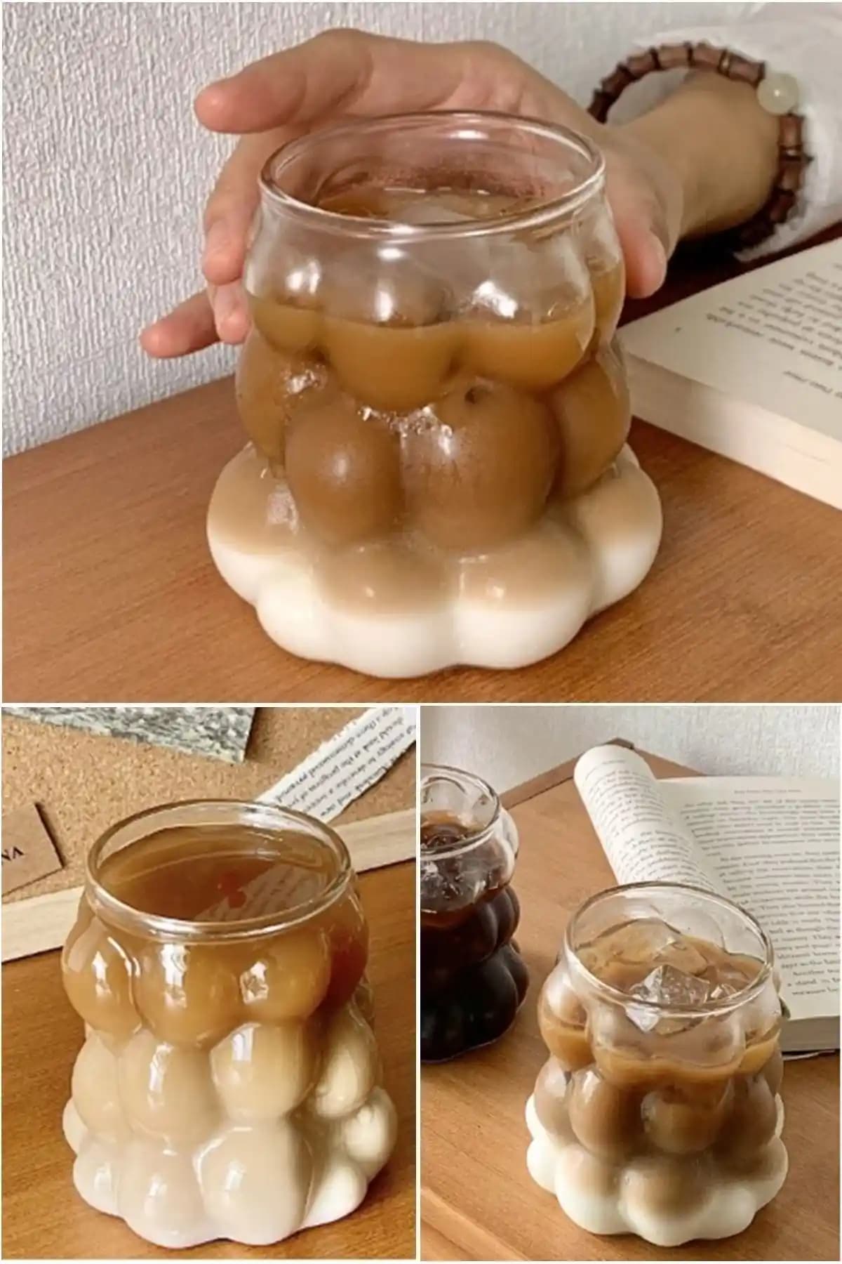 Borosilikat Cam Boncuk Şekilli Bardak: Dayanıklı ve Şık Tasarım ile Günlük Kullanım