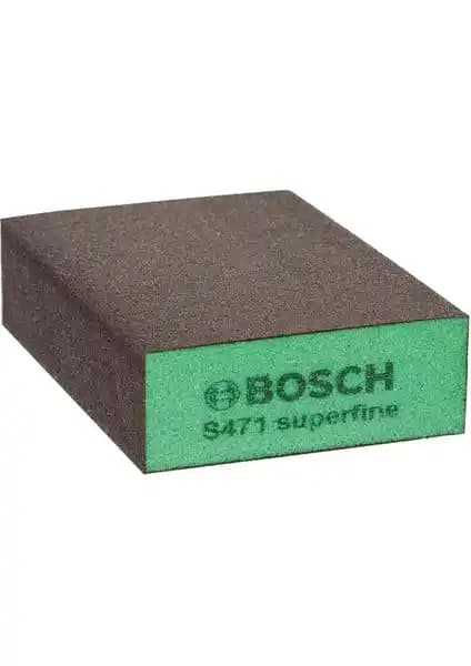 Bosch S471 Dört Taraflı Sünger Zımpara 180 Kum Ahşap ve Yüzey İşlemleri İçin Profesyonel Çözüm