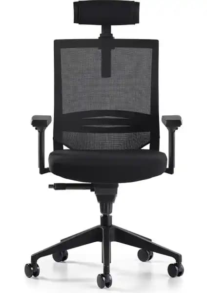 Bürotime Cozy Başlıklı Çalışma Koltuğu: Ergonomik ve Konforlu Ofis Oturma Çözümü