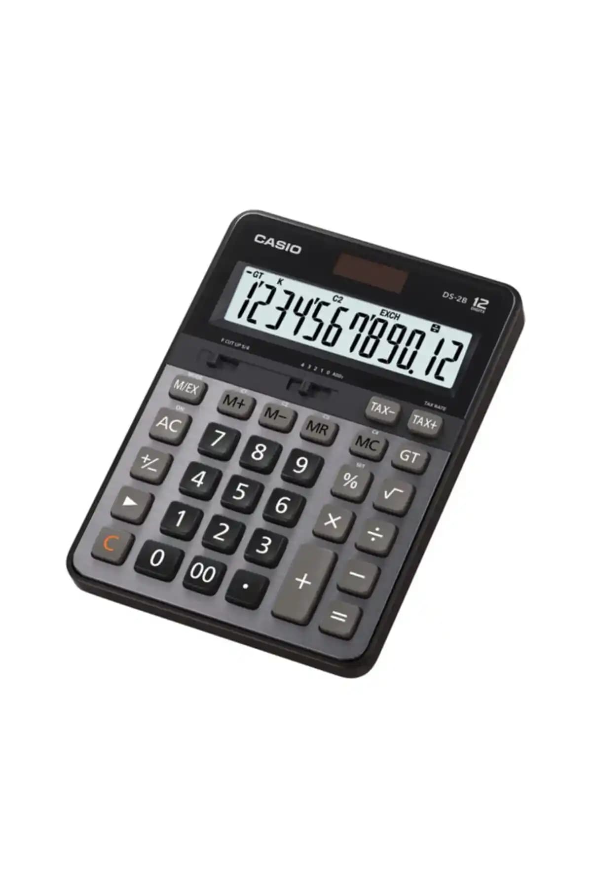 Casio DS-2B 12 Hane Profesyonel Masaüstü Hesap Makinesi ile Ofis İşlerinizi Hızlandırın