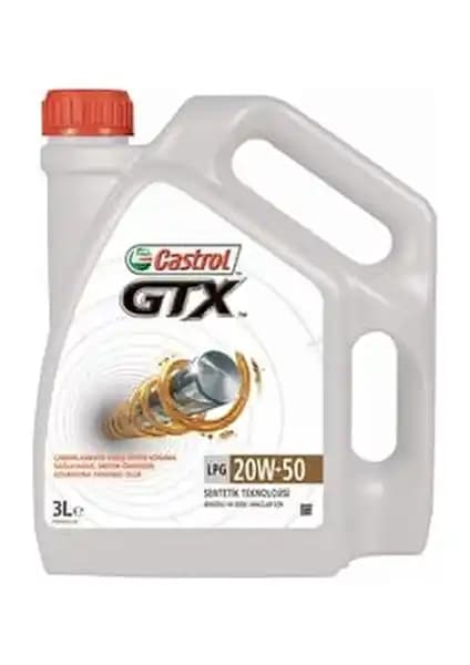 Castrol GTX 20W-50 3 Litre Motor Yağı ile Motor Performansını Artırma ve Koruma