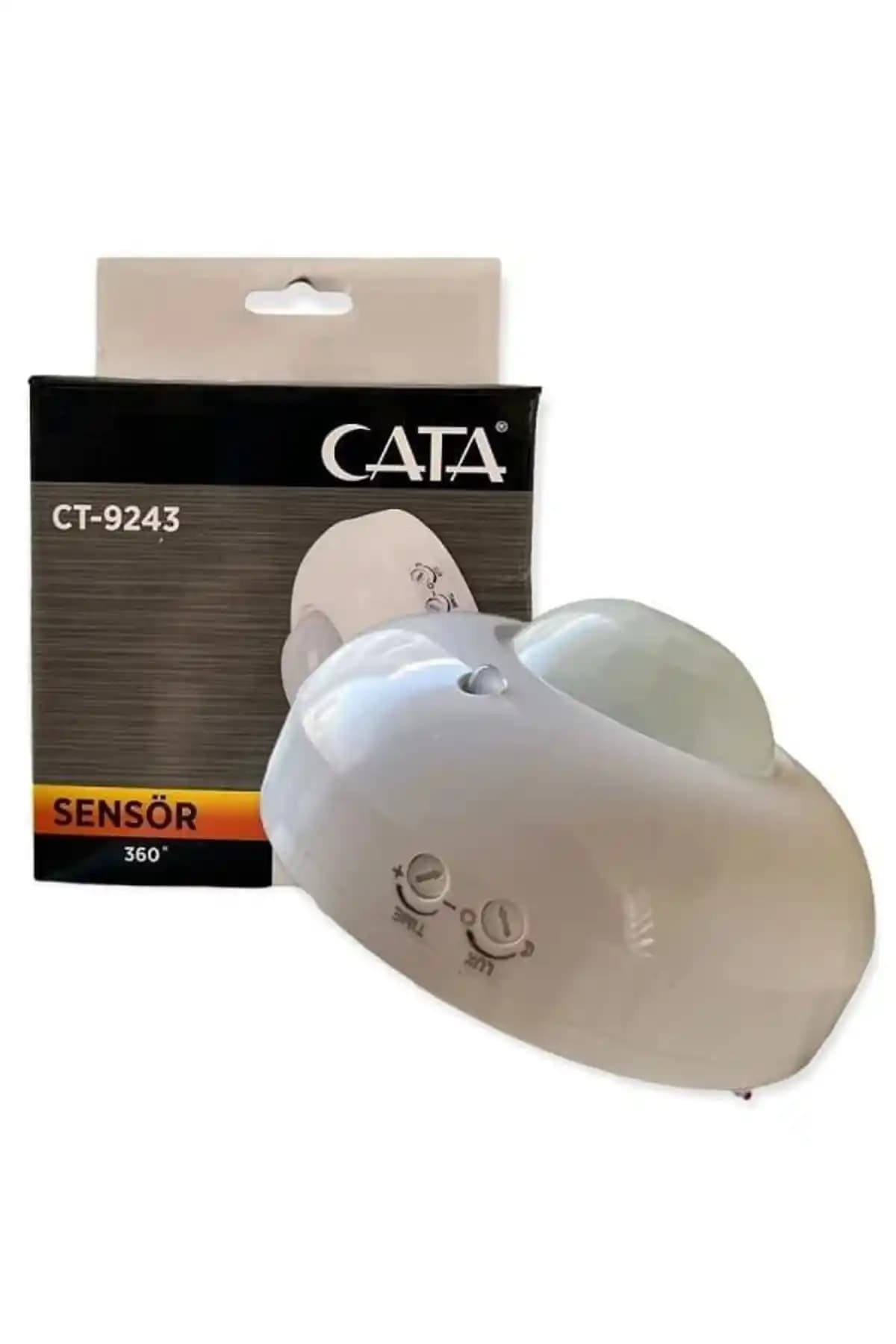 Cata CT-9243 Sıva Üstü 360 Derece Hareket Sensörü Güvenlik ve Konfor Artırıcı Özelliklerle