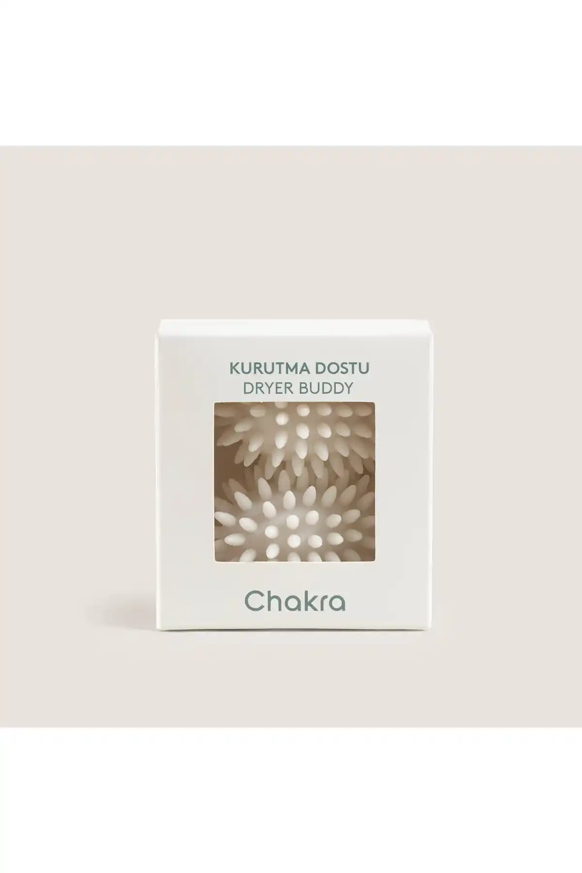 Chakra İki'li Kirpi Kurutma Topu Beyaz ile Çamaşır Kurutma Deneyiminizi Geliştirin