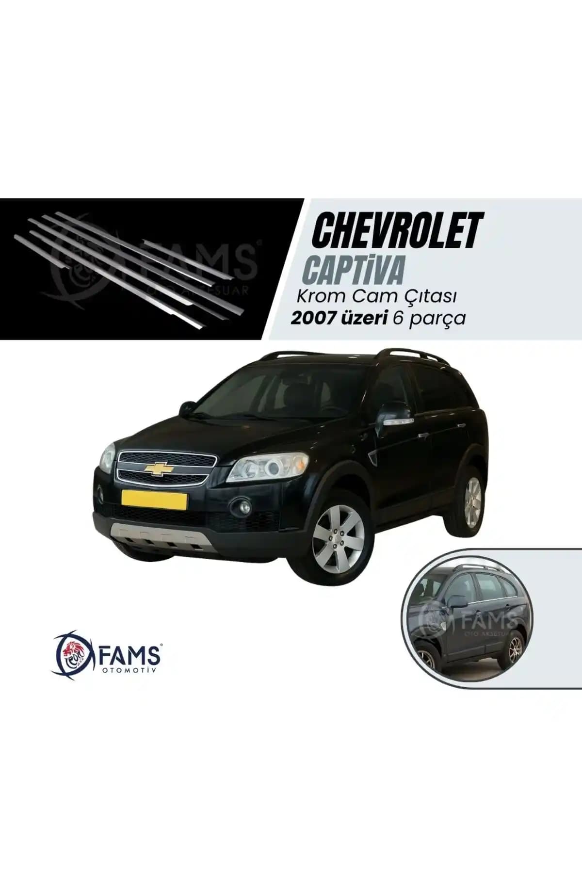 Chevrolet Captiva İçin Şık ve Dayanıklı Krom Cam Çıtası Ürün Tanıtımı ve Özellikleri