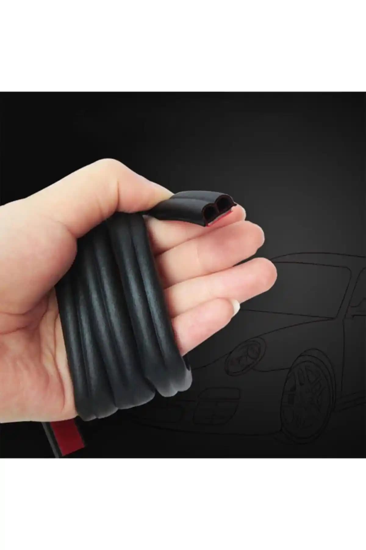 Contacall 3m Oto Yalıtım Fitili Kapı, Kaput ve Bagaj İçin Dayanıklı ve Kolay Uygulamalı