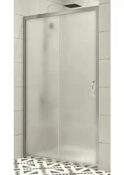 Durul Duşakabin Ön Cephe 5mm Buzlu Cam Yükseklik 190 cm Modern Banyo Tasarımı İçin