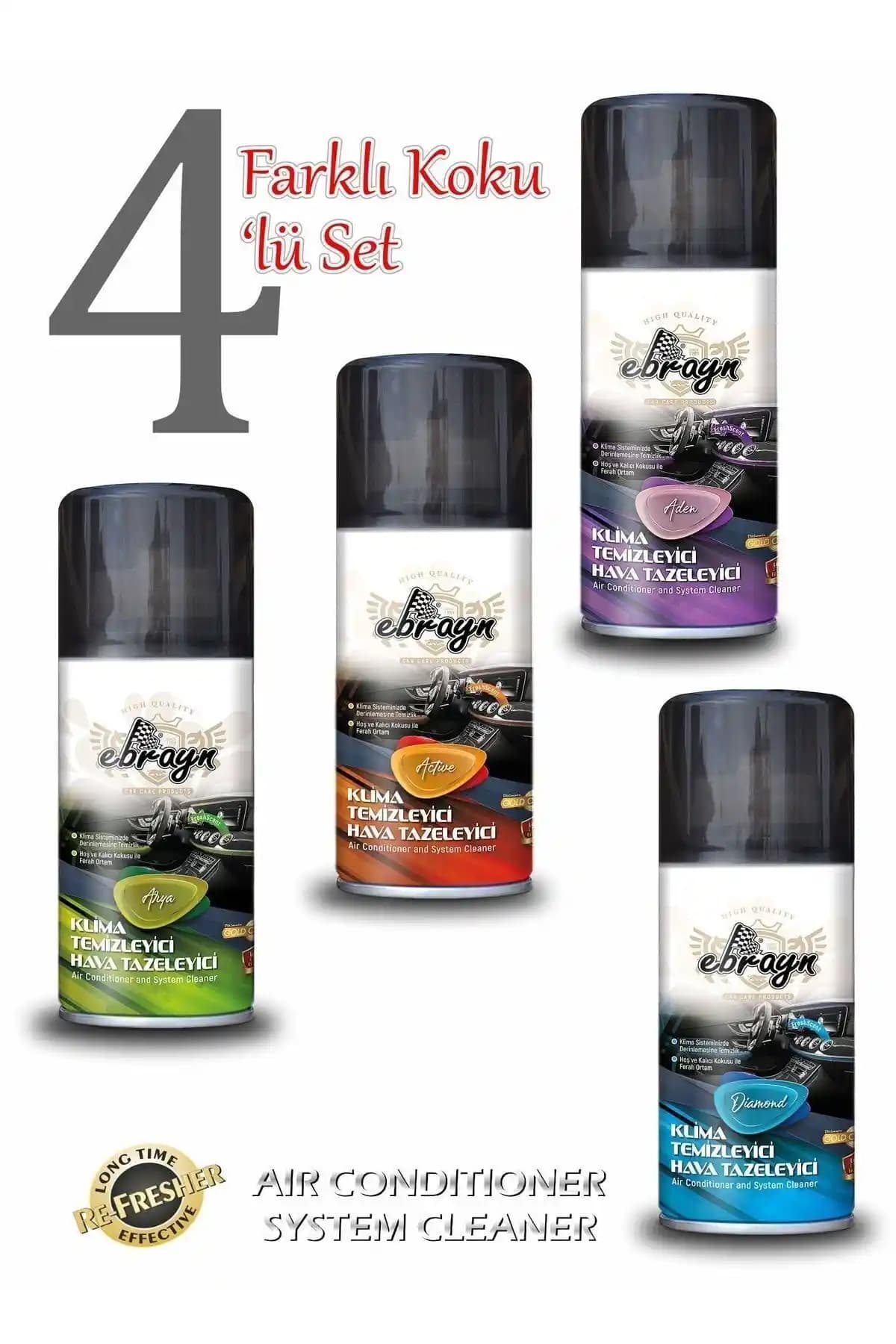 Ebrayn Klima Temizleyici ve Hava Tazeleyici Seti ile Ferah ve Hijyenik Ortamlar