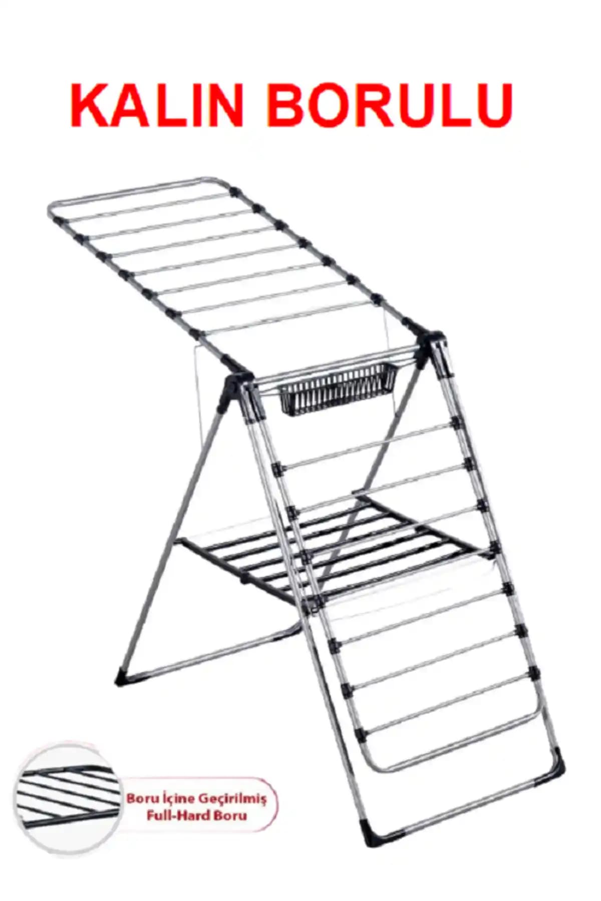 ELFİDA Mandal Sepetli Çamaşır Kurutmalık: Dayanıklı ve Pratik Ev Kullanımı İçin Uygun