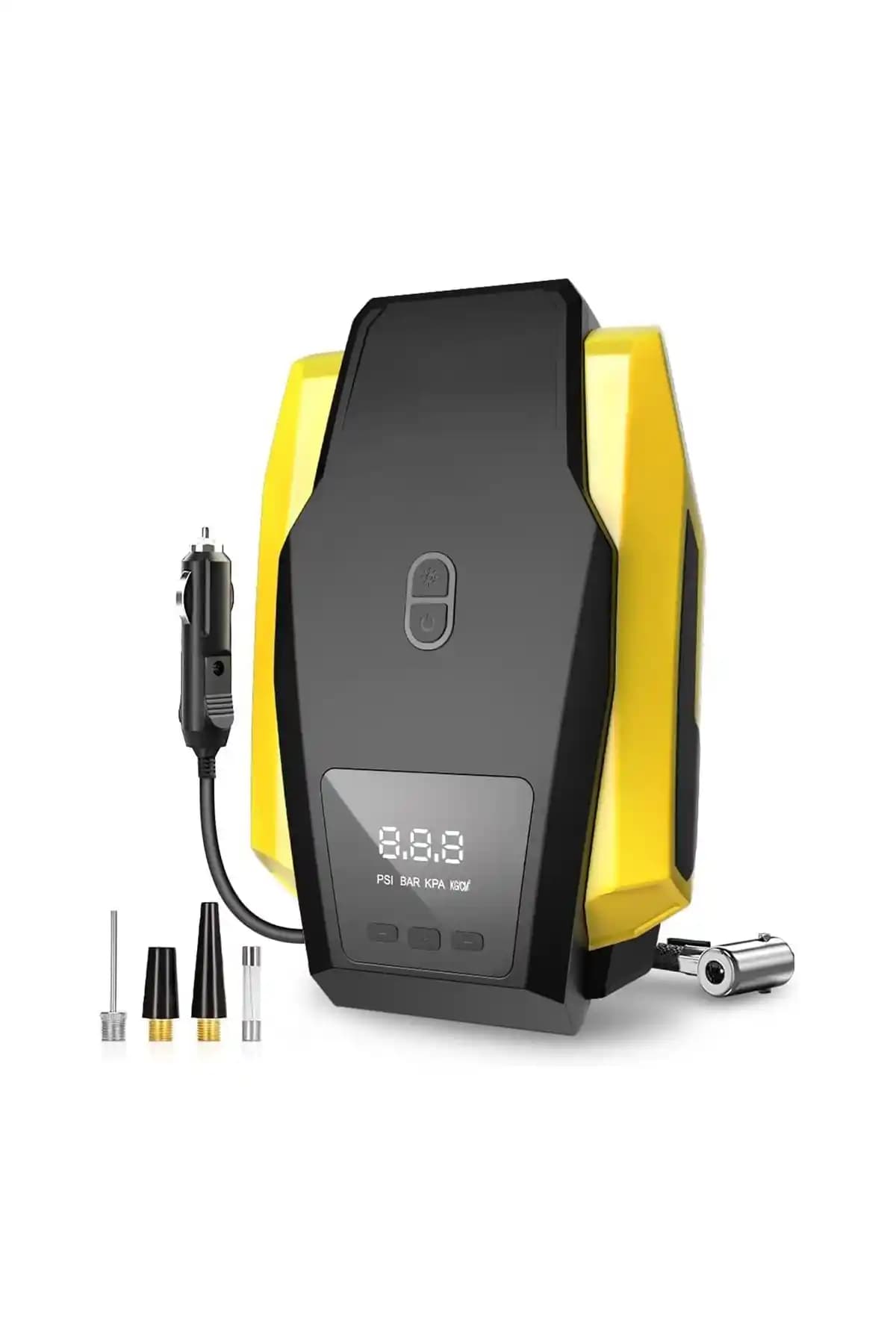 Eragon ERG-530 Dijital Basınç Göstergeli Otomobil ve Motosiklet Lastik Şişirme Pompası