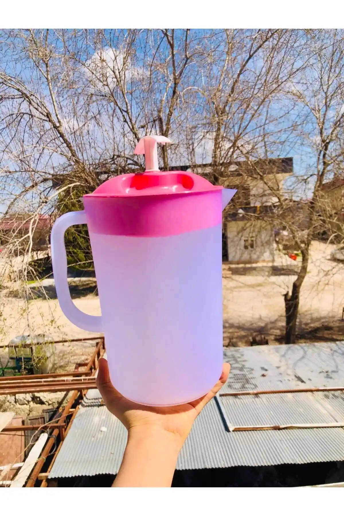 ErginPlastik Jumbo Plastik Sürahi Geniş Hacim ve Dayanıklılık Sunan Mutfak Gereci