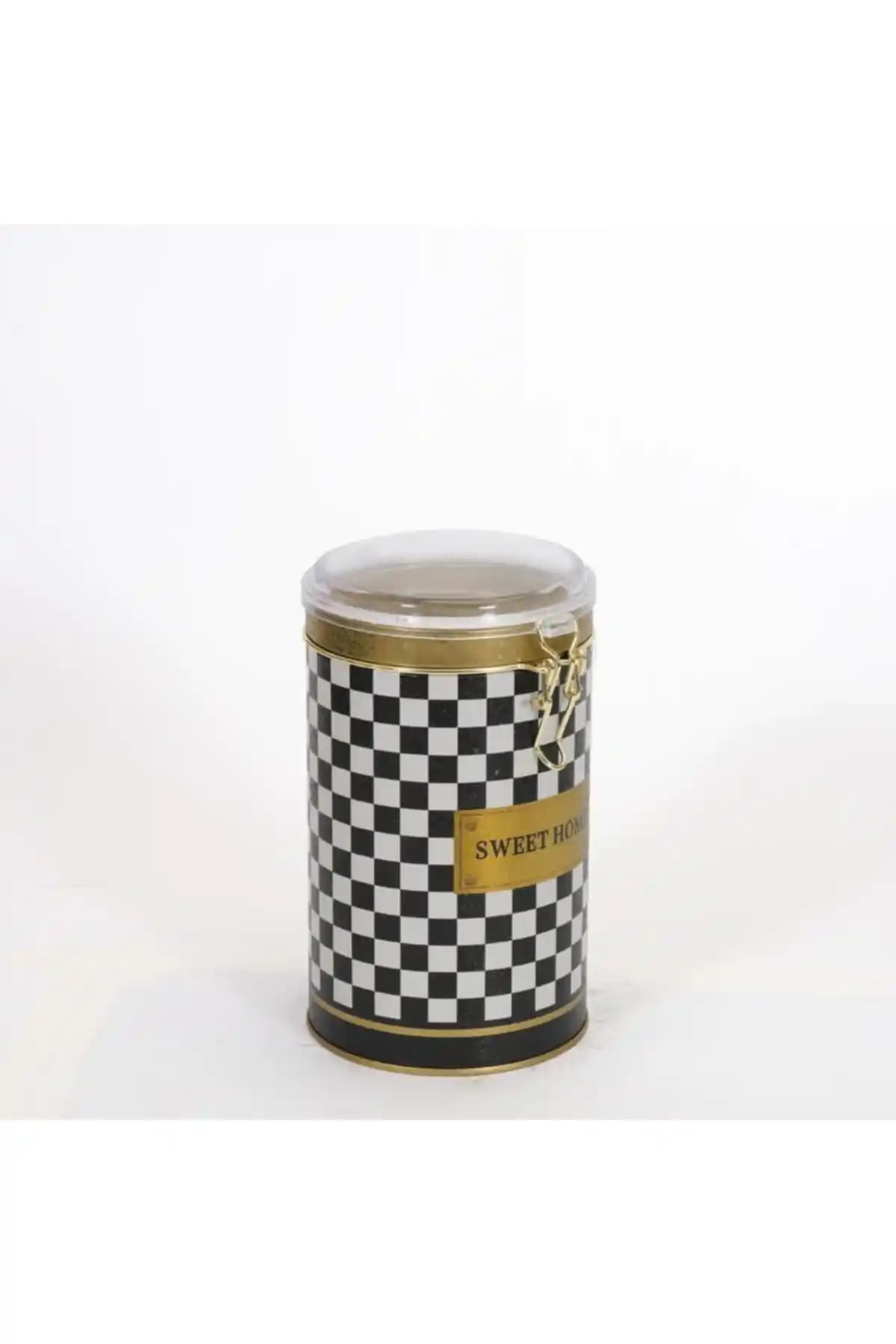 Evle Ef117-17 Siyah Desenli Baharatlık: Şık ve İşlevsel Mutfak Aksesuarı