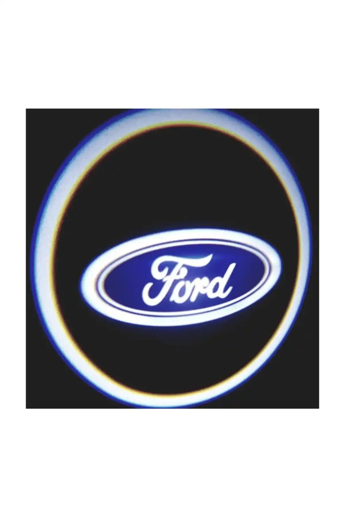 FEMEX Mesafe Sensörlü Pilli Yapıştırmalı Kapı Altı LED Logo Ford Araçları İçin Yenilikçi Tasarım