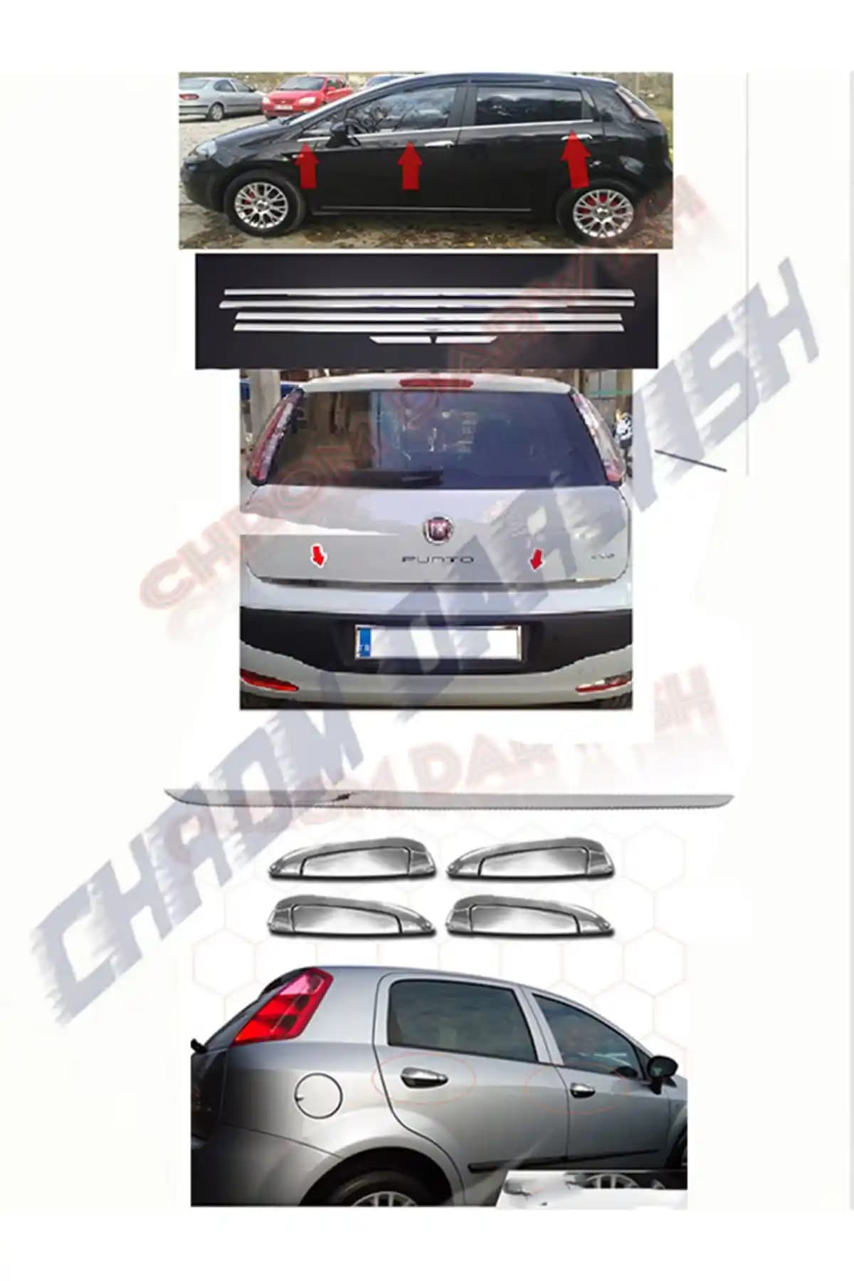 Fiat Punto 2005 İçin Darwish Çıtalar ve Kapı Kolu Seti Detaylı İnceleme ve Uygulama Rehberi