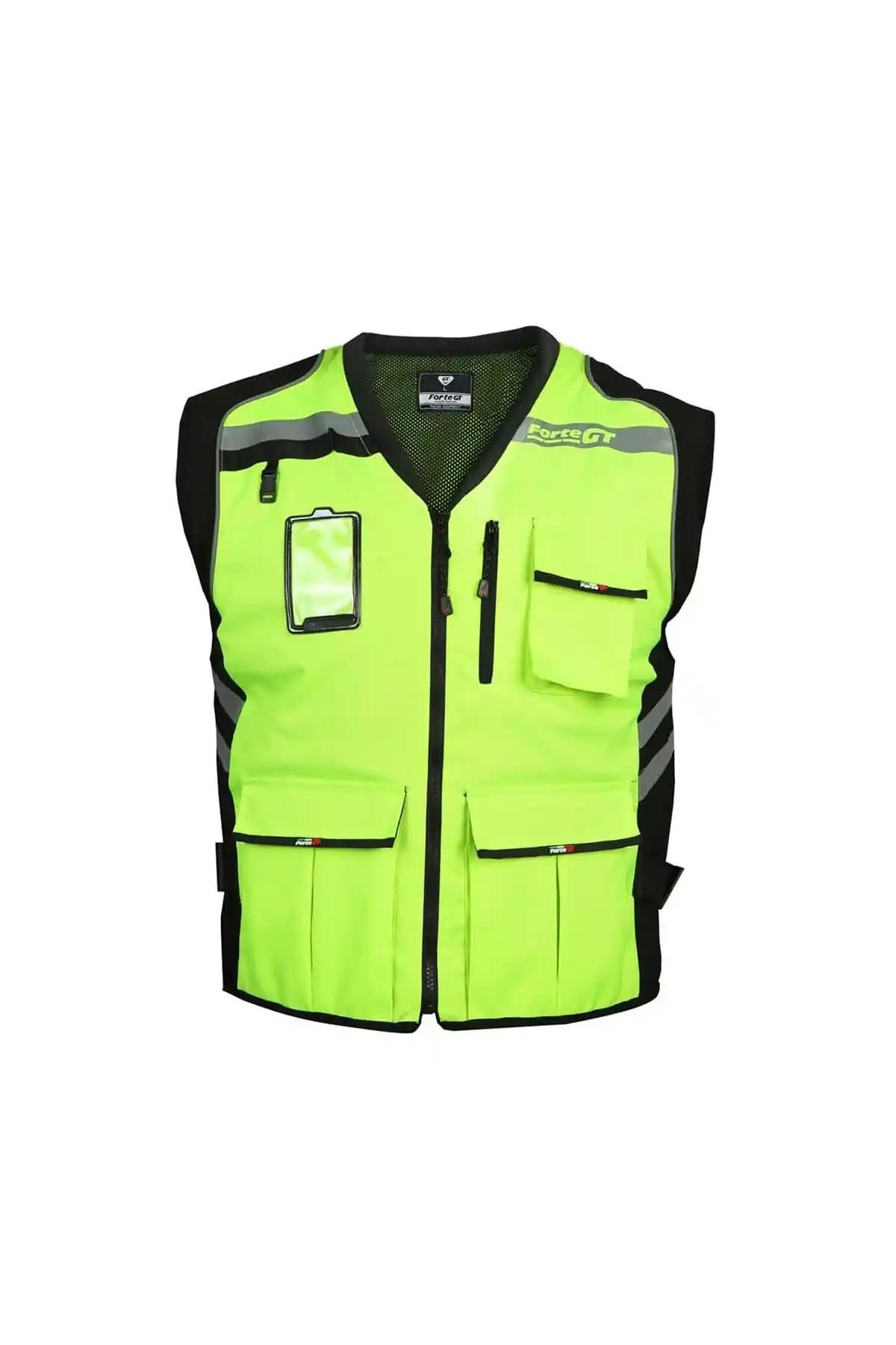 Forte GT GT 2001188 Reflektif Yelek: Güvenlik ve Konfor Sunan Çok Mevsimlik Motosiklet Yeleği