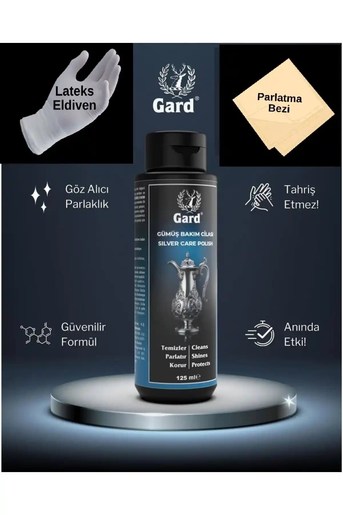 Gard Gümüş Parlatıcısı ve Cilası ile Gümüşlerinizi Parlak ve Yeni Gibi Gösterin