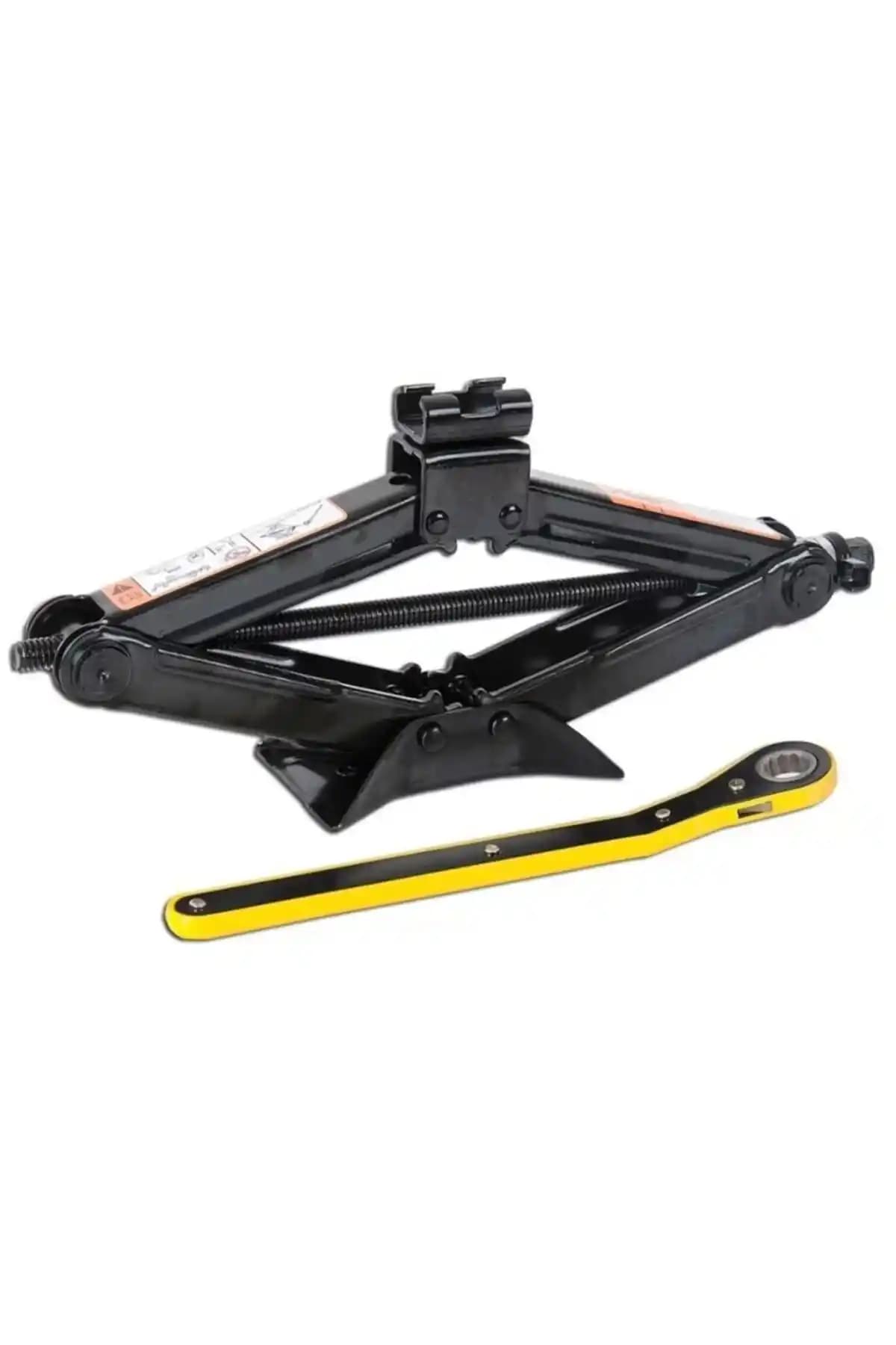 Genel Markalar Araç Kalırma Krikosu 1,5 Ton Makas Tipi Kollu Güvenilir Kullanım