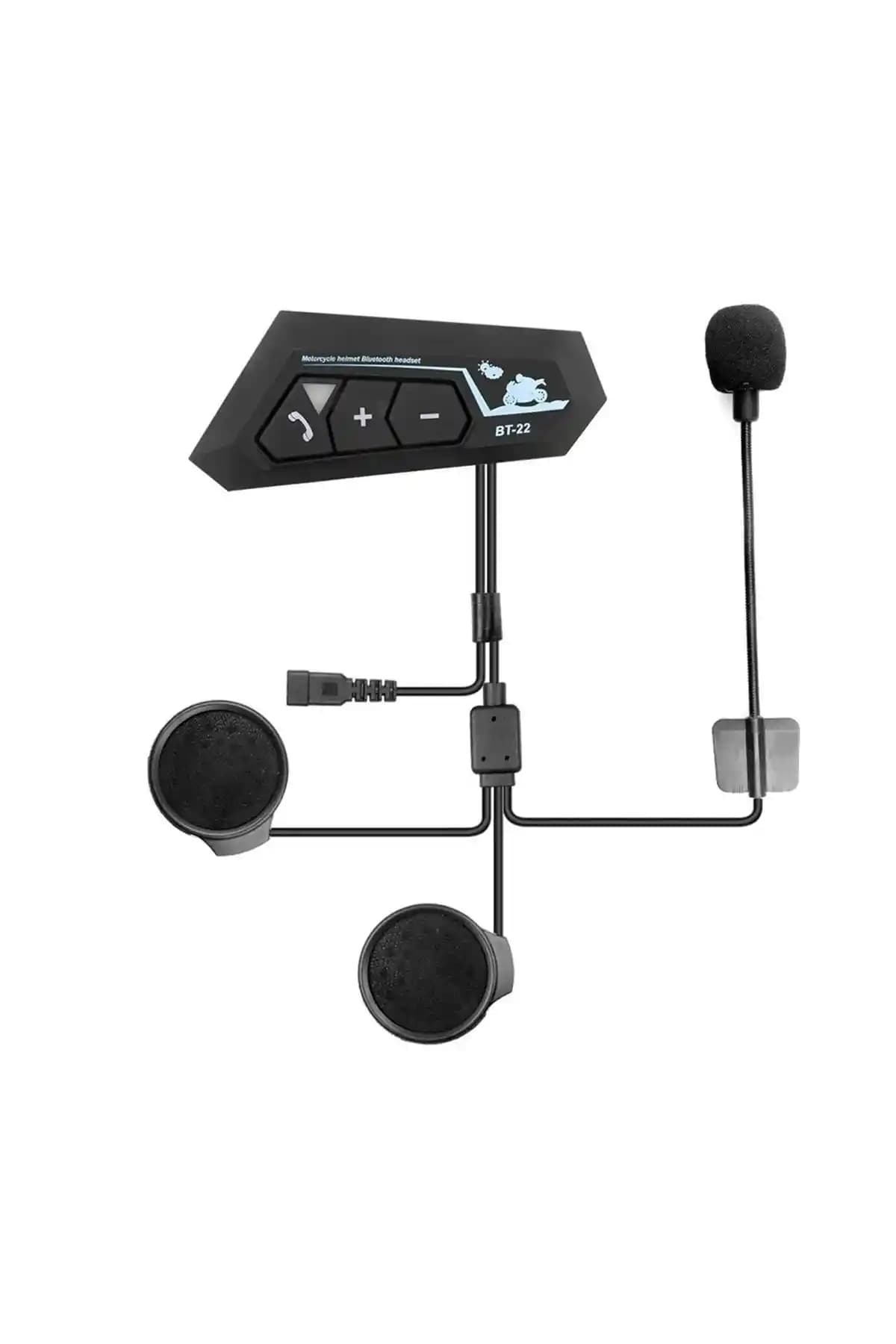 Genel Markalar Bt22 Intercom: Motosiklet Kullanıcıları İçin Dayanıklı ve Yüksek Performanslı İletişim Cihazı