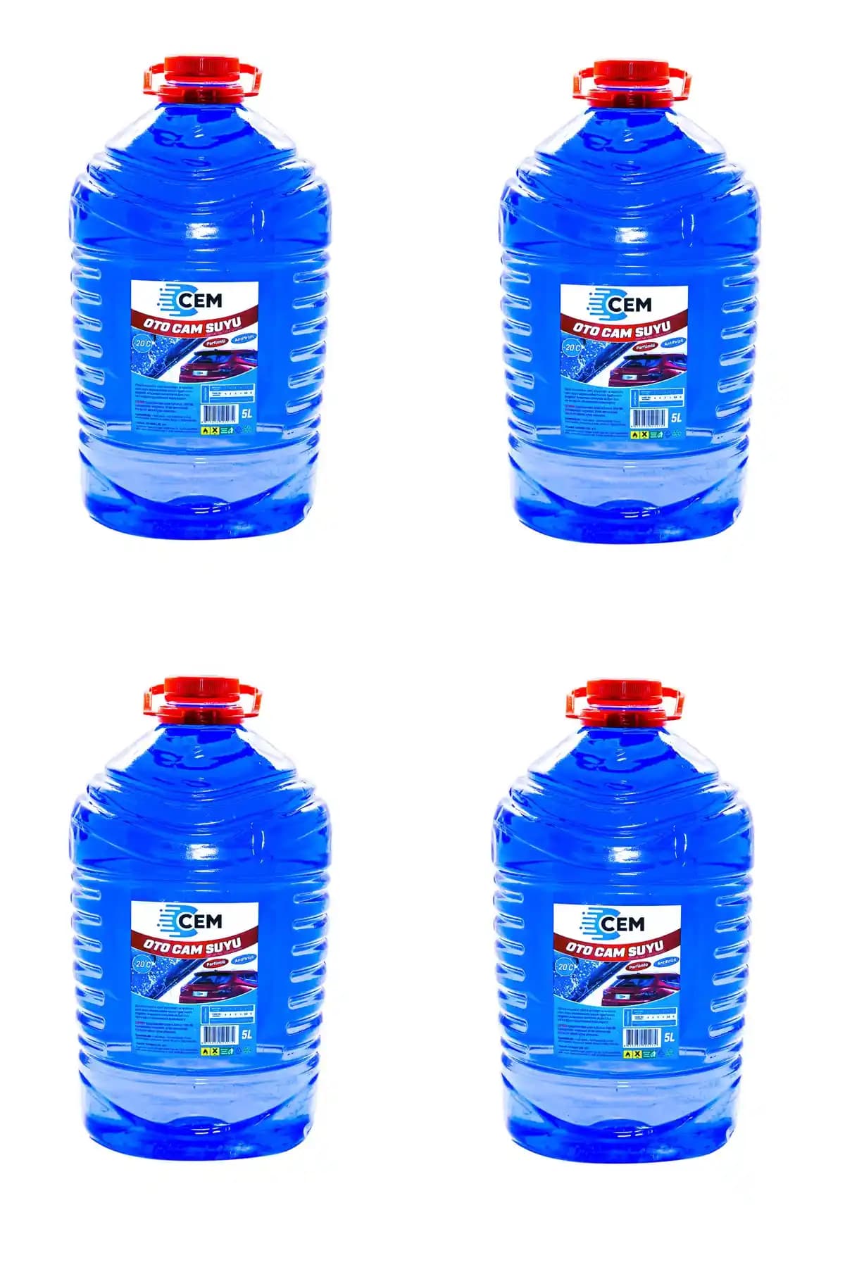 Genel Markalar Car Care Cam Suyu Antifriz -20°C 20 Litre Geniş Kapasiteli Kış Bakım Ürünü