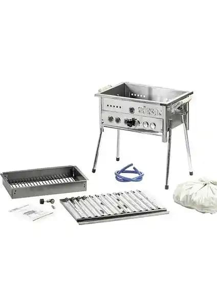 Gürsaç Tüplü Lav Taşlı Mangal Seti: Pratik ve Sağlıklı Pişirme Çözümü
