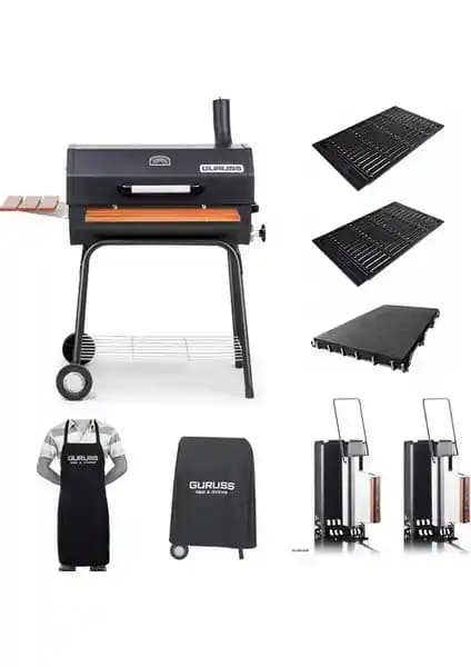 Guruss CG-75 Tam Set ve Döküm Izgara ile Mangal Keyfini Artırın