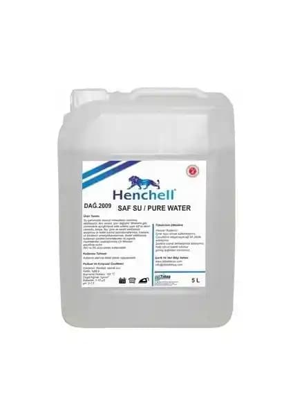 Henchell 5 Litre Saf Akü Suyu: Çok Amaçlı Güvenilir ve Yüksek Saflıkta Su Çözümü