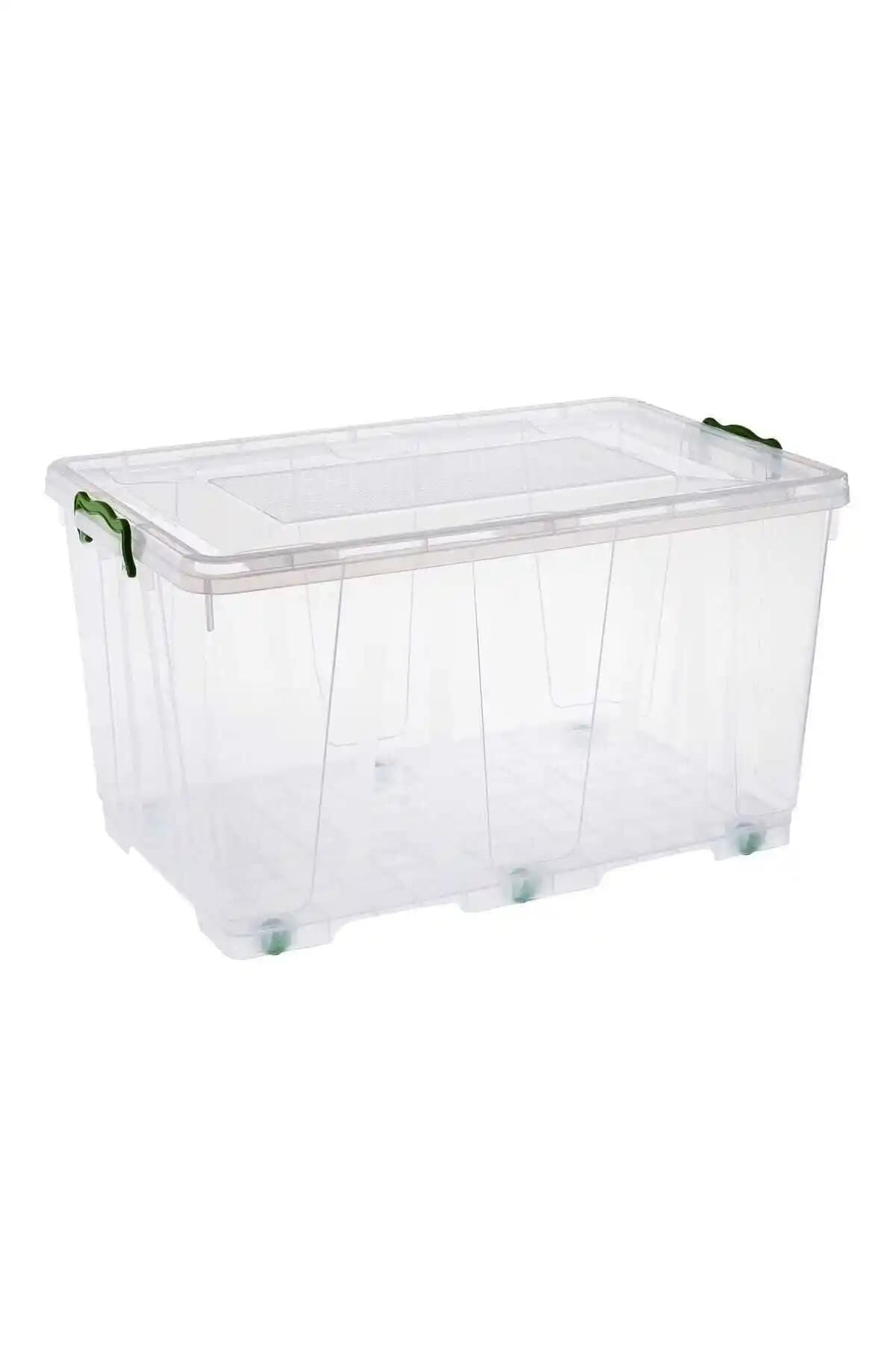 Hiper 80 Lt Tekerlekli Kilitli Oyuncak Saklama Kabı Dayanıklı ve Pratik Depolama Çözümü