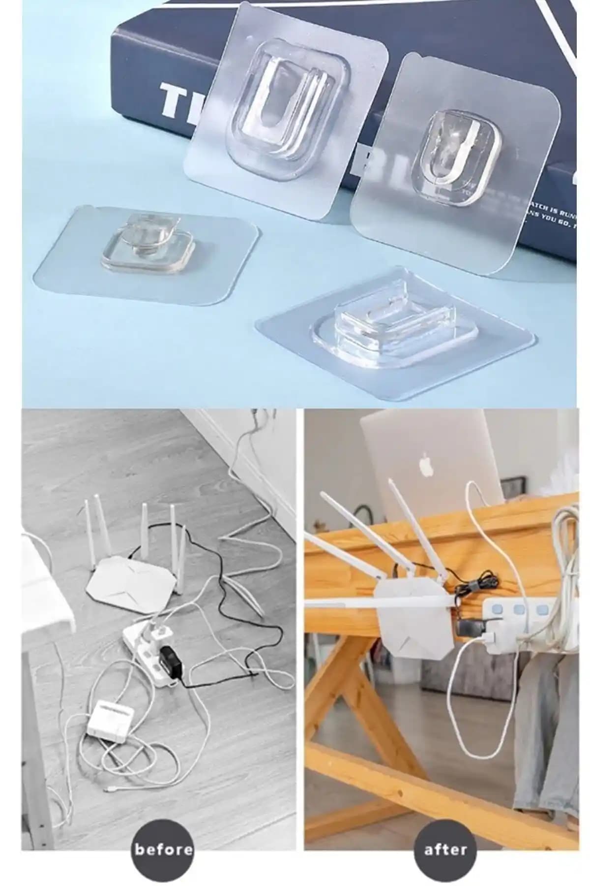 İndirimKap Çift Taraflı Yapışkanlı Geçmeli Klips ile Güçlü ve Estetik Sabitleme Çözümü