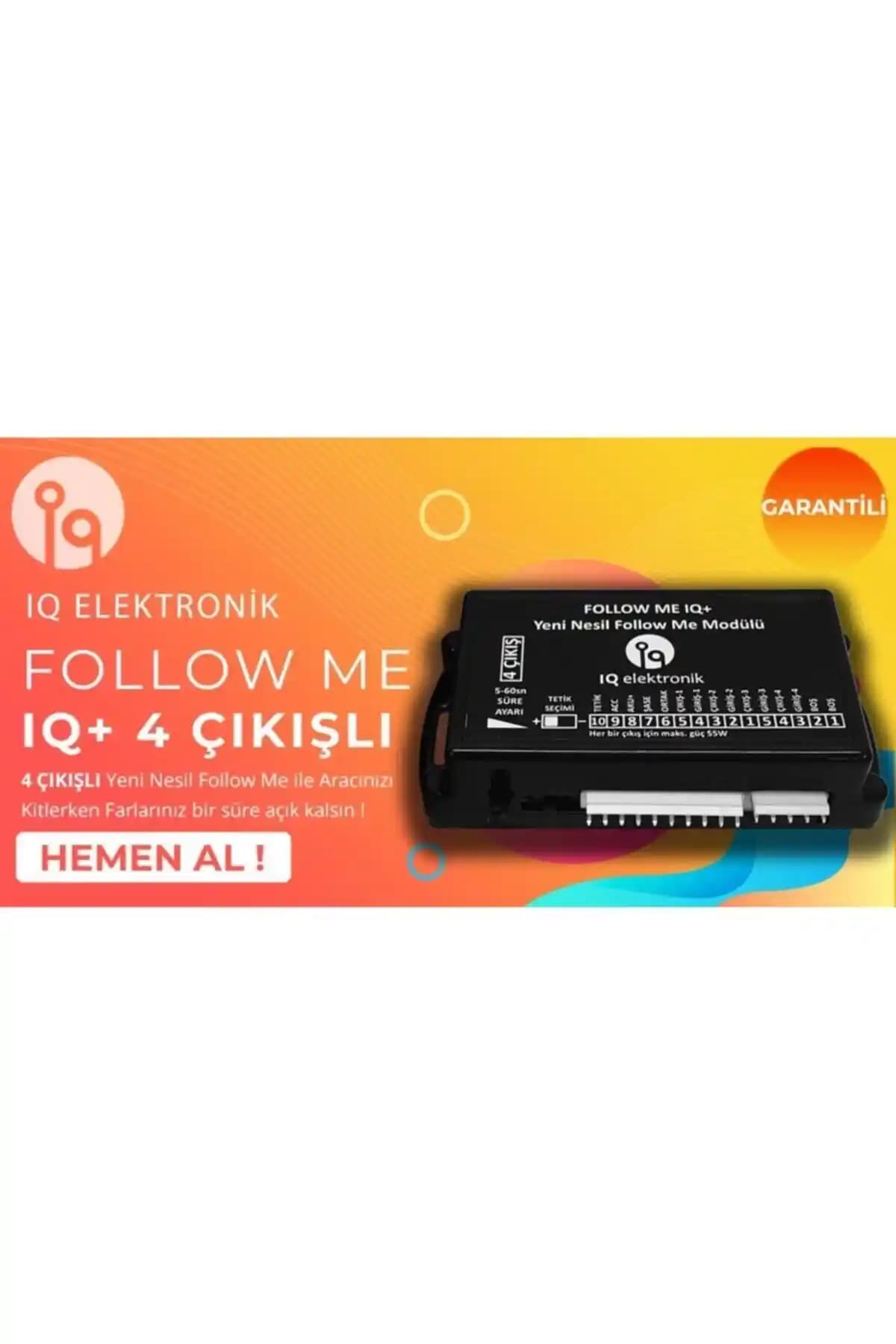 IQ Elektronik Follow Me Home 4 Çıkış Far ve Sis Modülü BMW E30 Uyumlu Güvenilir Otomotiv Elektroniği
