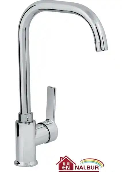 İtimat İdea 563 T Dik Borulu Evye Bataryası: Modern ve Dayanıklı Mutfak Armatürü