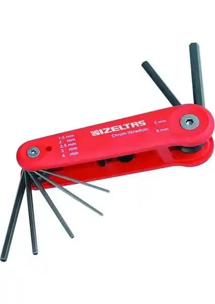 İzeltaş Kaset Allen Alyan Anahtar Takımı 7'li: Dayanıklı ve Kullanışlı Çok Amaçlı El Aletleri