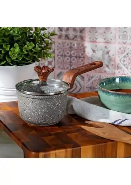 Karaca Mini Sos Tenceresi 10 cm Granit Kaplama Döküm, Dayanıklı ve Pratik Kullanım İçin