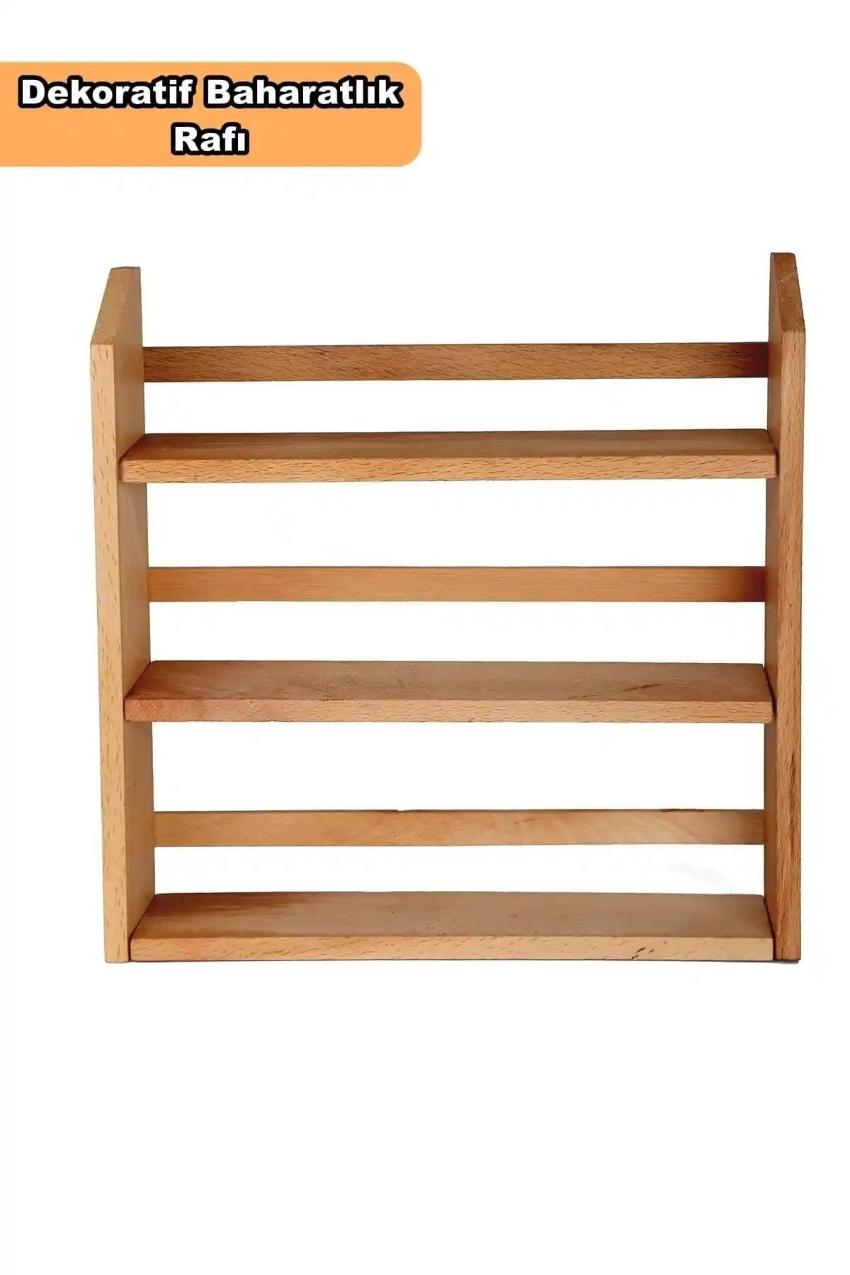 Karçiçeği Home 3 Katlı Bambu Baharatlık Rafı Mutfak Düzeninde Estetik ve Fonksiyonellik