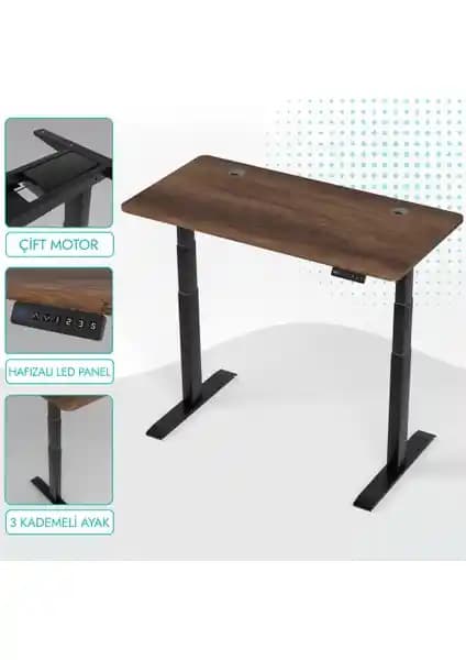 Karr Office O-Flex Duo Elektrikli Yükseklik Ayarlı Modern Ofis Masası 160x80 cm