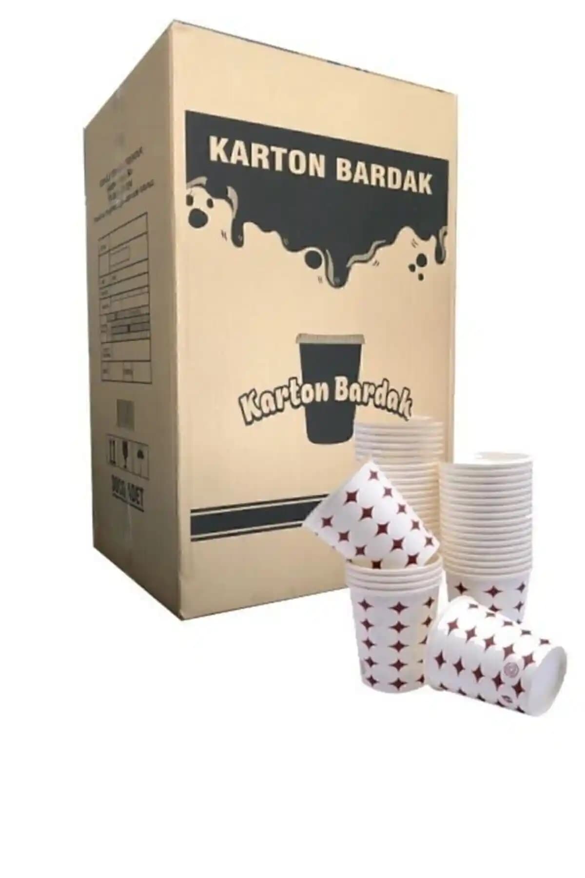 Karton Bardak 6.5 Oz 100'lü Paket Kaliteli ve Pratik Kullanım İçin Uygun