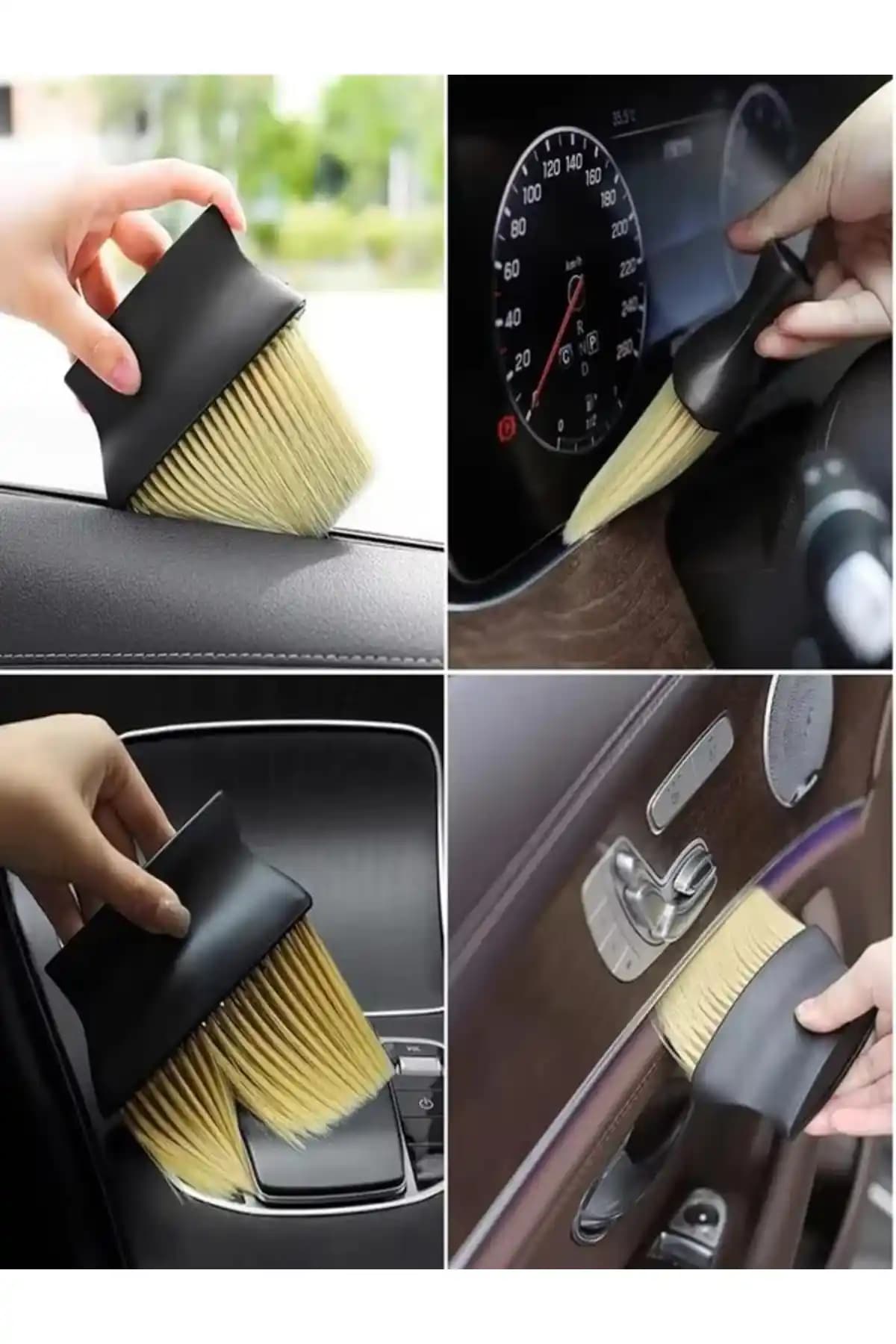 Keyfisepet Ultra Yumuşak Kıllı Araç İçi Temizleme Fırçası - Pratik ve Hassas Temizlik İçin
